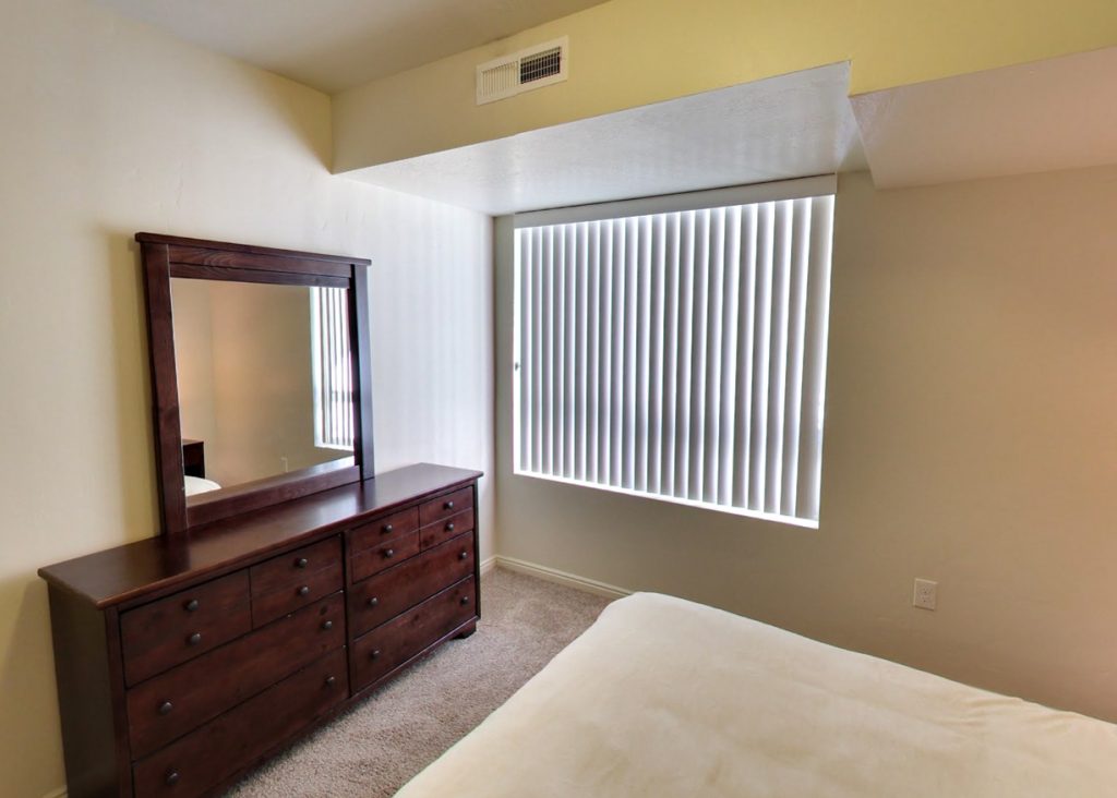 Salt Lake City apartment bedroom