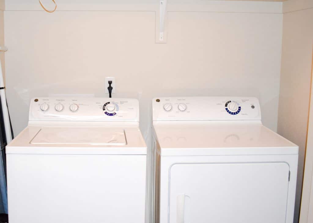 Washer and dryer in apartment