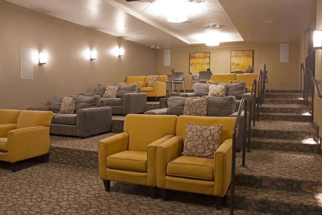 Theater Room at Seasons at Library Square