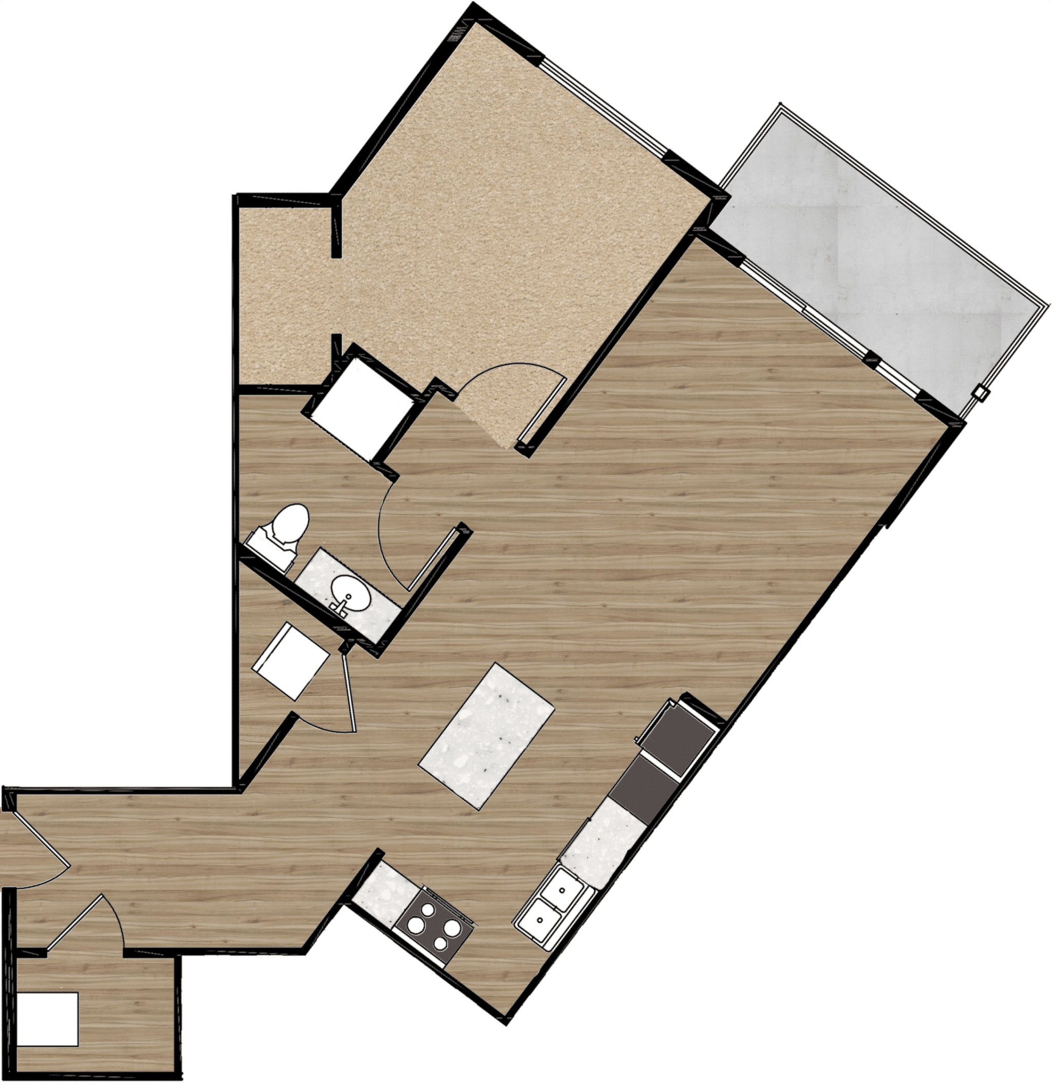 Draper apartment floor plan