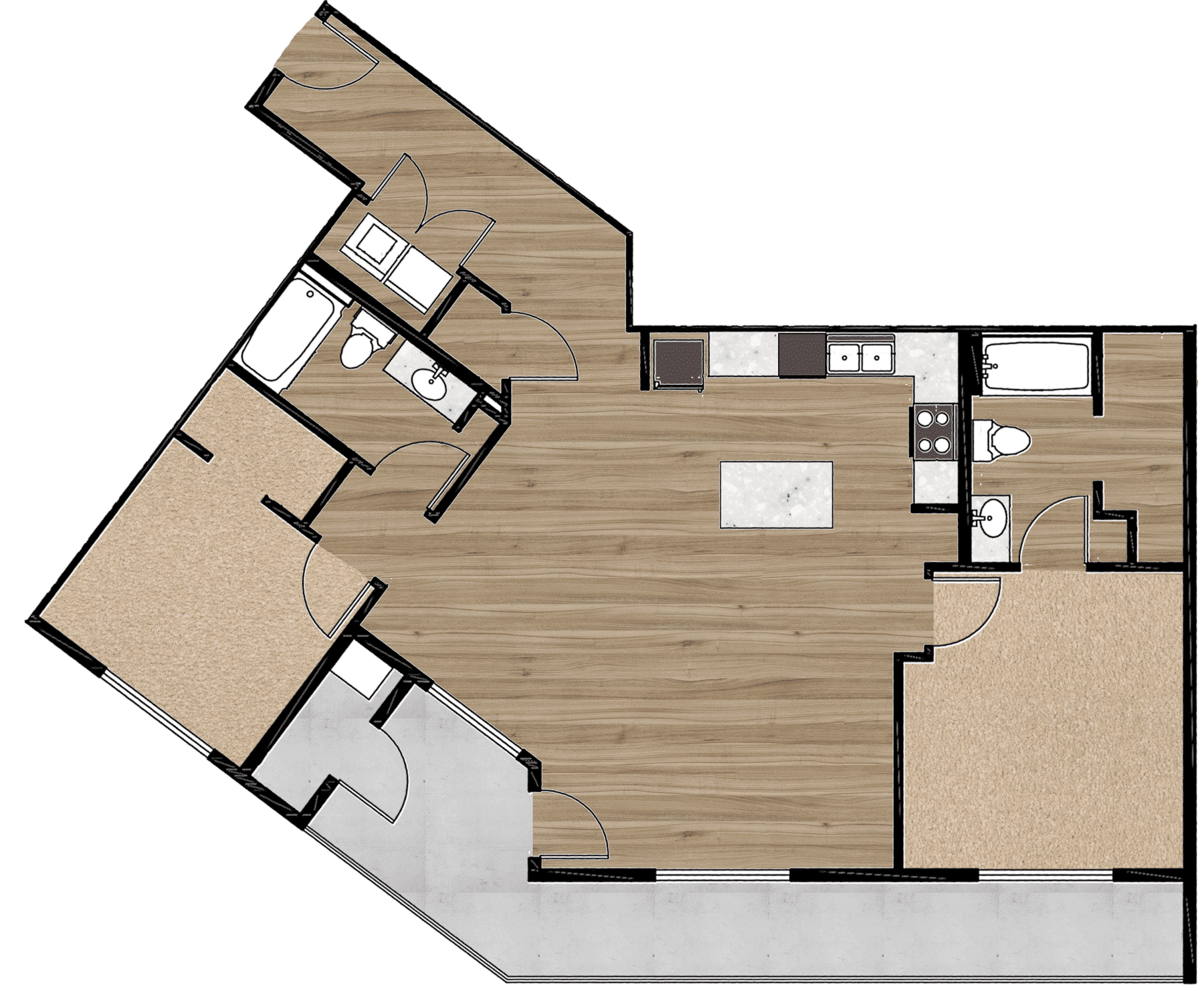 Draper apartment floor plan