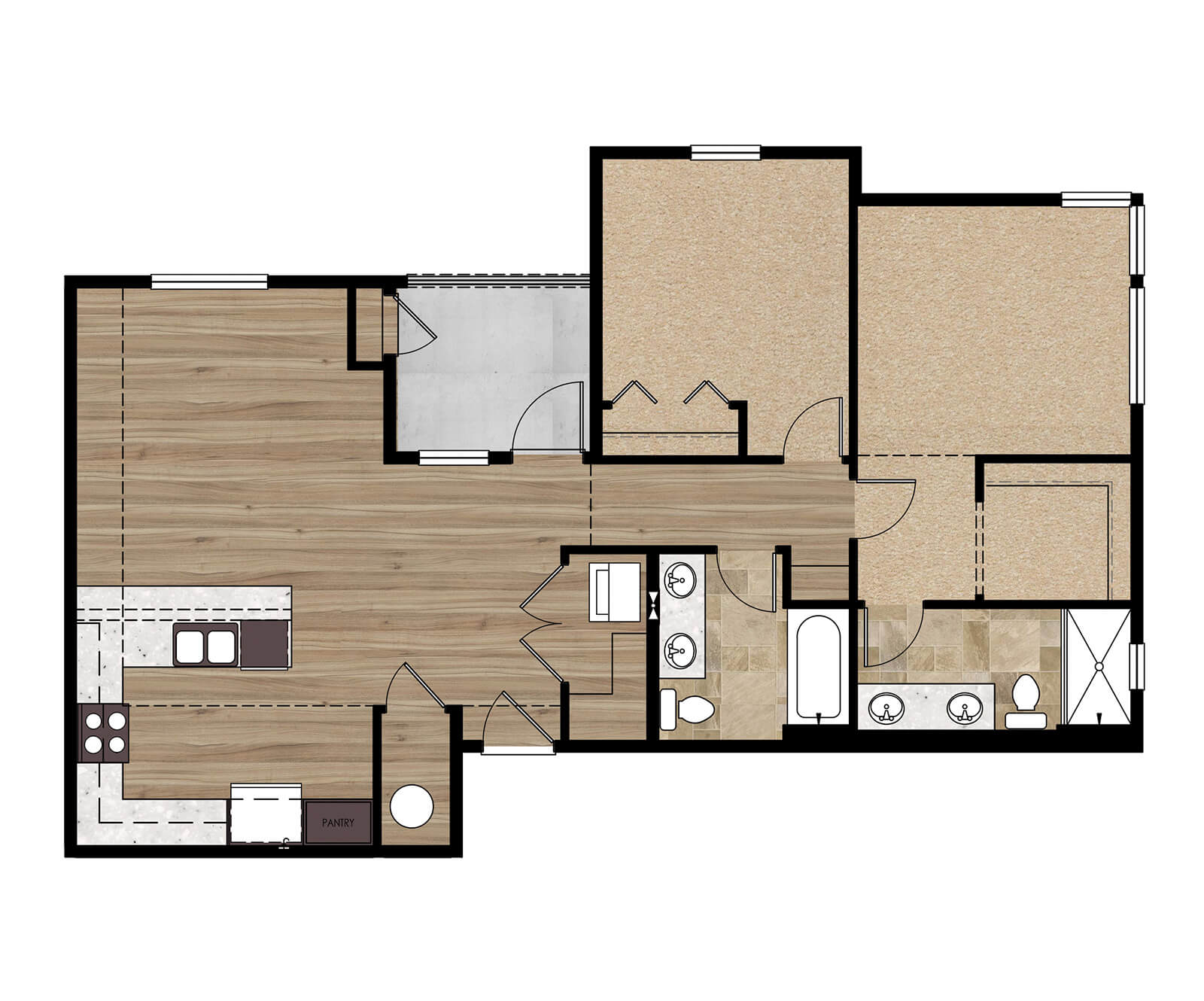 South Ogden Apartment Floorplan